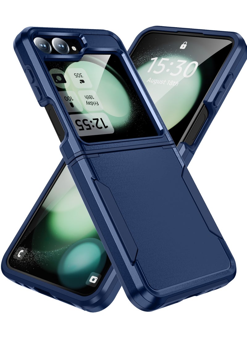 TEAM LUXURY Compatible with Samsung Z Flip 6 5G Fashionable phone case, foldable screen full package integrated rear case for Z Flip 6  - Image 1