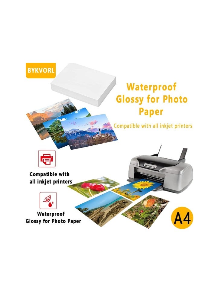 Kalon A4 300Gsm Double Side glossy Businss card paper White 50 sheets for any inkjet printer - Image 2