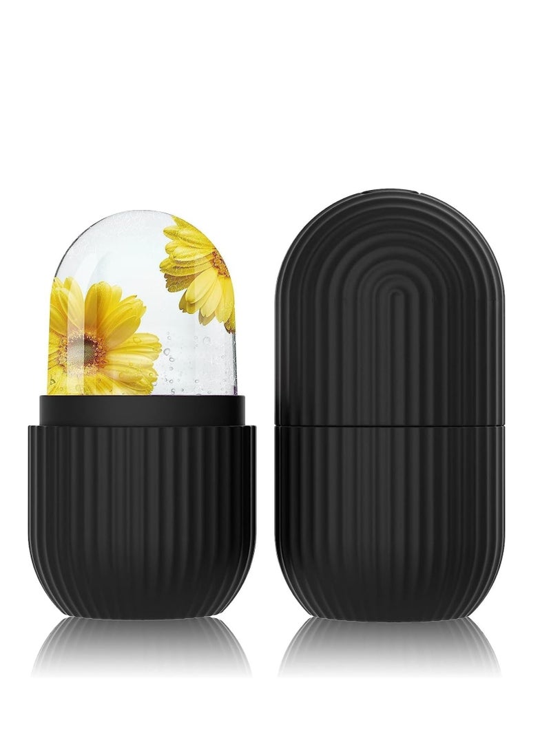 Glowudz Silicone Face Massage Ice Roller Black  - Image 1