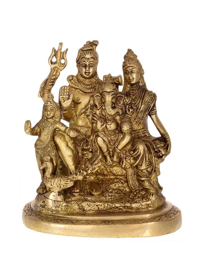 Aone India Shiva Family in Brass. - Image 1