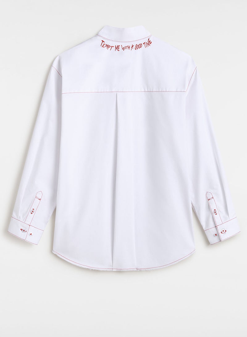 فانز قميص جيليان بأزرار برسومات - Image 2