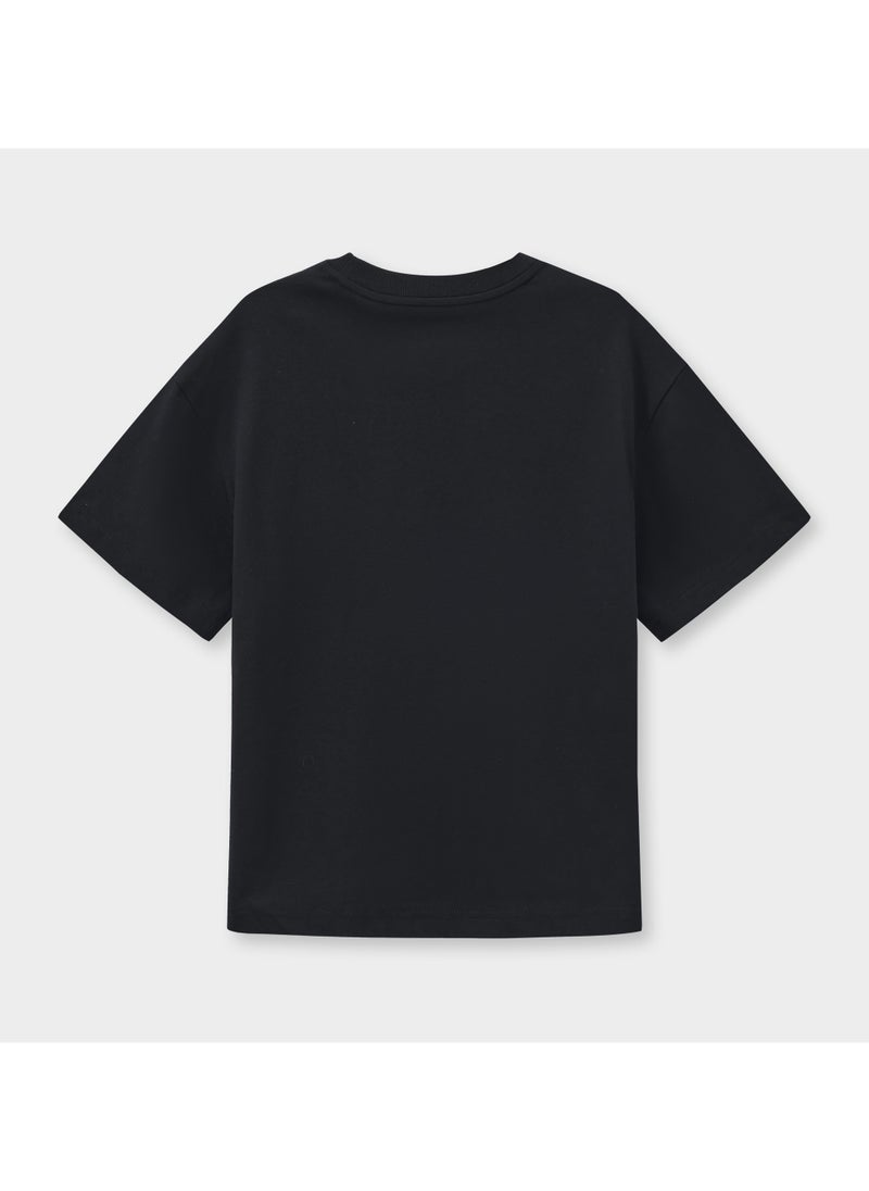 Balabala Kids Unisex Round neck short-sleeved T-shirt - Image 2