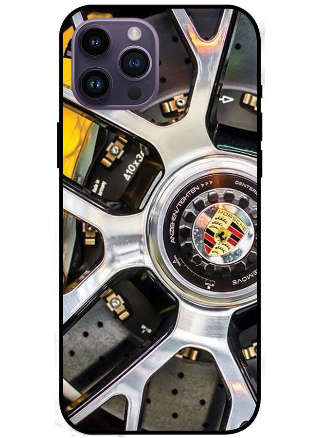 EYE CATCH Protective Case Cover For Apple iPhone 14 Pro Max Porsche Wheel  - Image 1