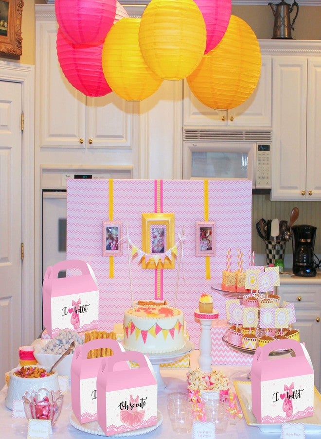 Roaring Good Time 12 PCS Ballerina Party Favor Boxes Treat Candy Goodie Bags Ballerina Party Bags Mama Mia for Baby Shower Birthday Decoration Dancing Decoration Supplies - Image 4