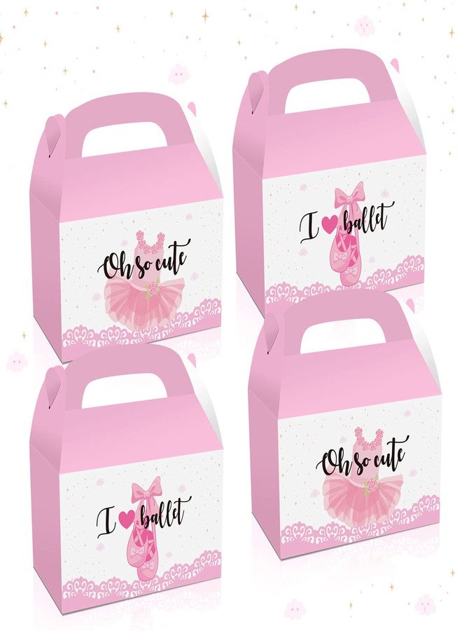 Roaring Good Time 12 PCS Ballerina Party Favor Boxes Treat Candy Goodie Bags Ballerina Party Bags Mama Mia for Baby Shower Birthday Decoration Dancing Decoration Supplies - Image 1