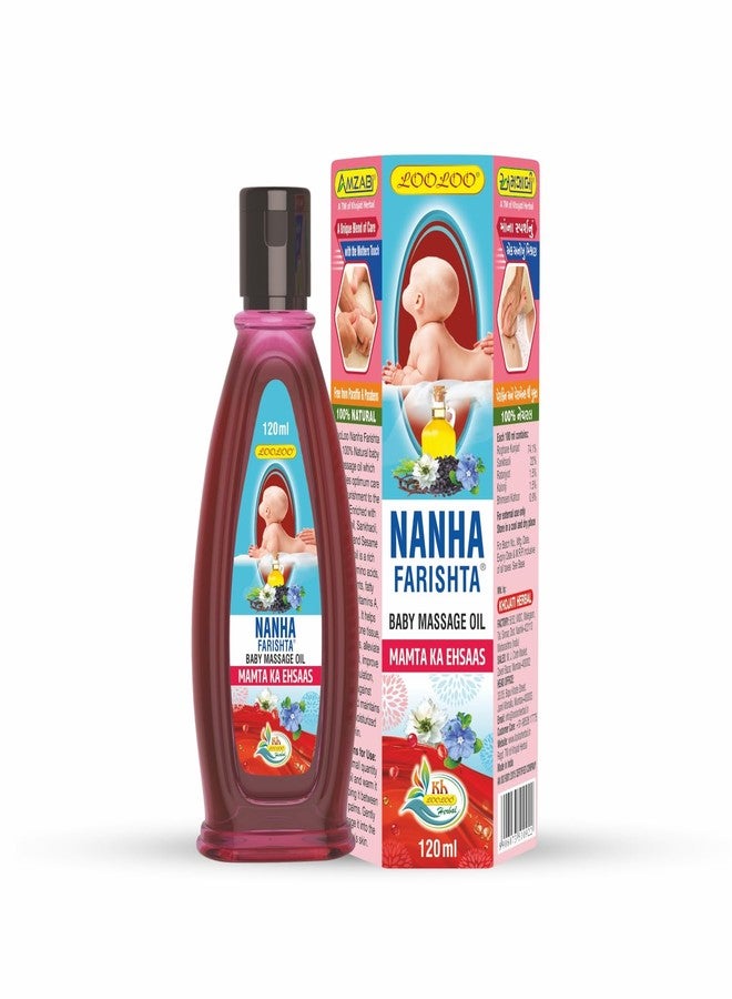 LooLoo Nanha Farishta Baby Massage Oil - Pack of 1-120ml - Image 1