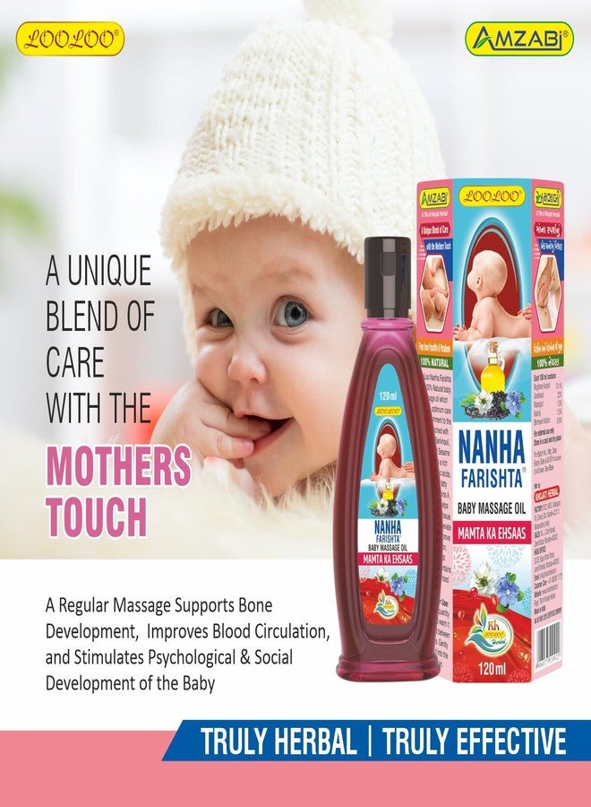 LooLoo Nanha Farishta Baby Massage Oil - Pack of 1-120ml - Image 3