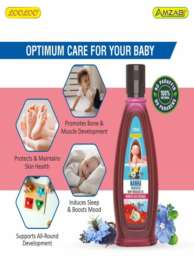LooLoo Nanha Farishta Baby Massage Oil - Pack of 1-120ml - Image 5
