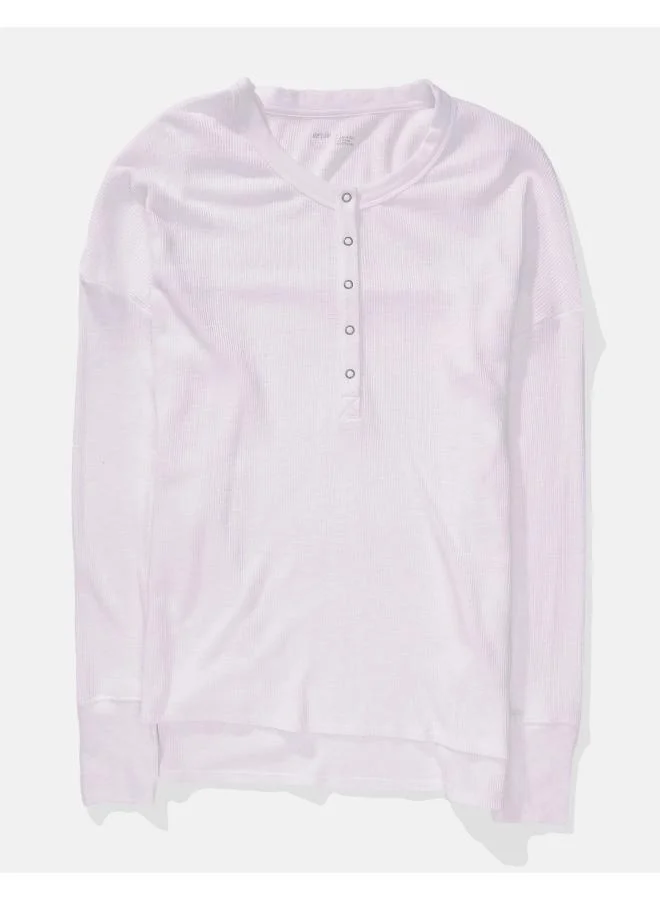 آري من امريكان ايجل Button Detail T-shirt