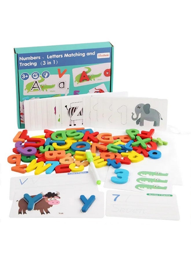 Chocozone Wooden Learning Educational Board For Kids, Learning Puzzle Toys For 2 Years Old Boys & Girls (Spelling & Numbers) - Image 1