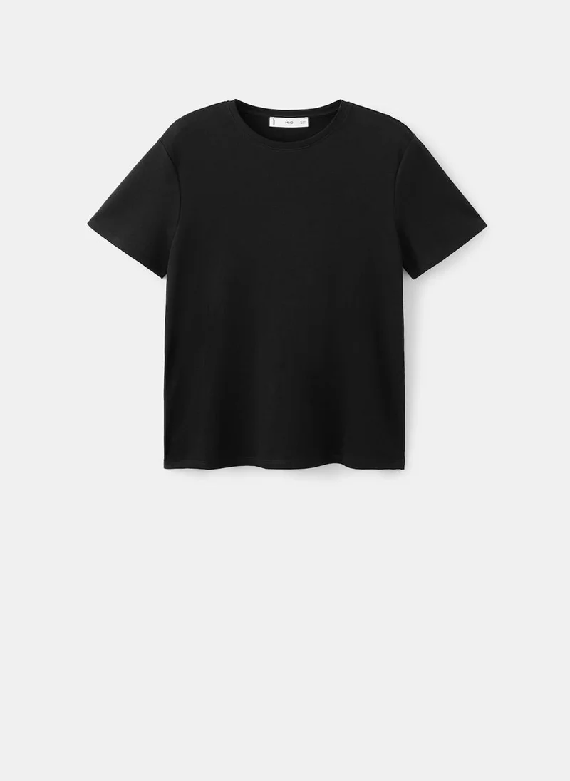 MANGO  Short-sleeved cotton t-shirt for Women | Best Price UAE