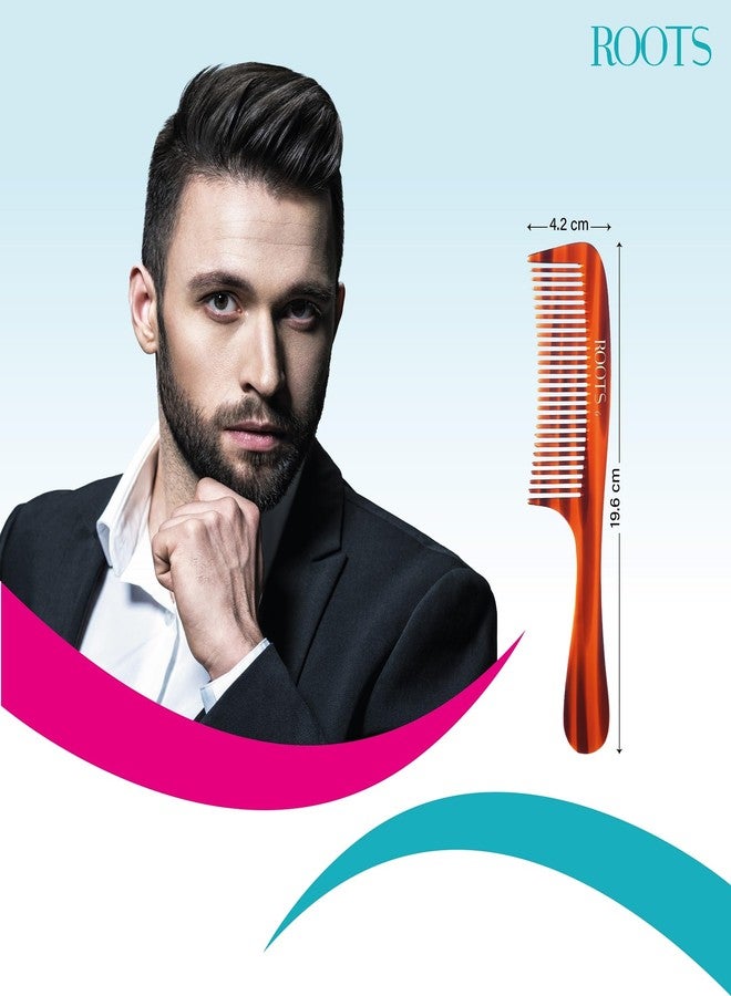 ROOTS Hair Comb 6 Cellulose acetate material - Image 4