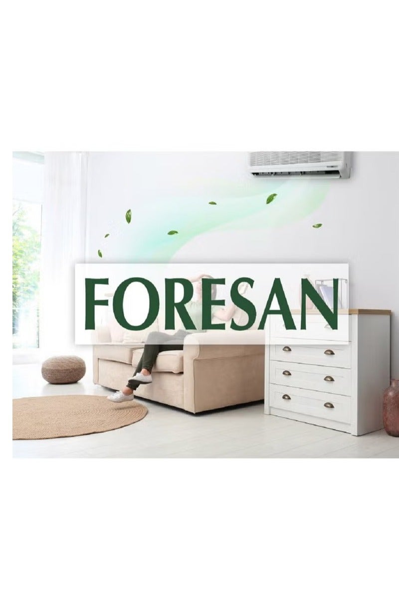 FORESAN Concentrated air freshener with amber scent, bathroom freshener and odor eliminator, 125 ml, for bathrooms and all around the house - Image 2