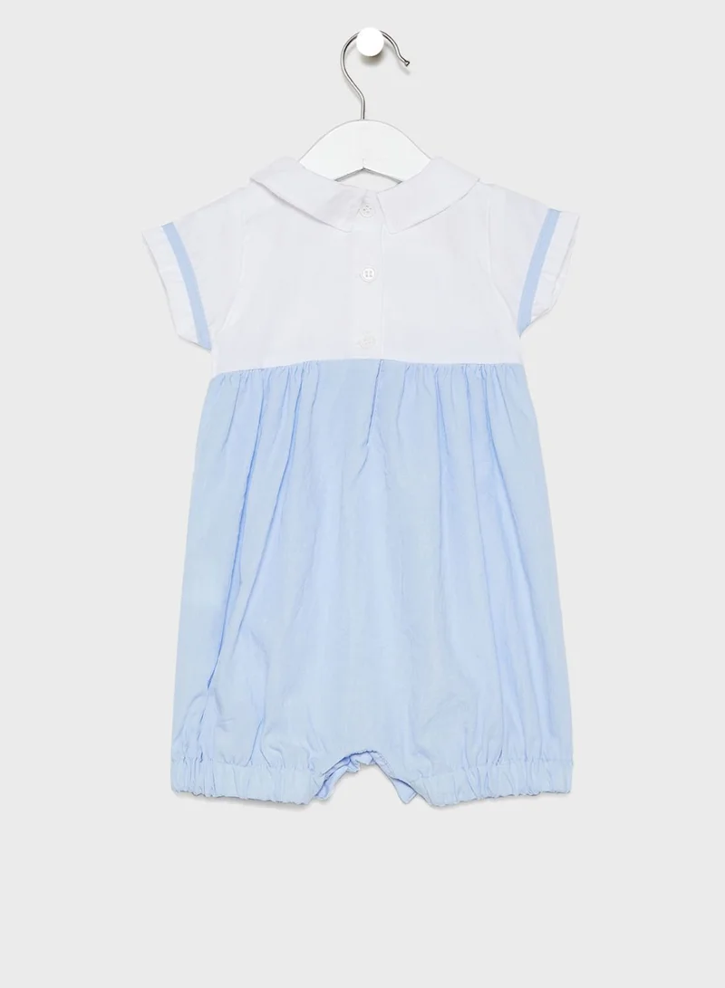 rock a bye baby Infant Printed Romper