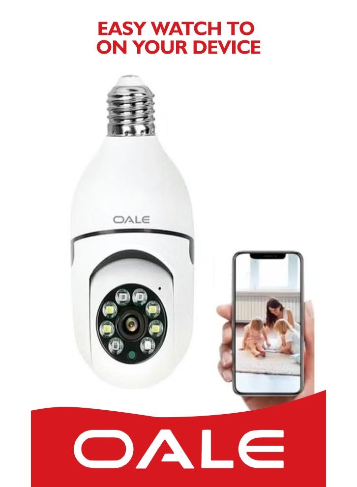 OALE OALE Home 02 WiFi Security Camera Dual Track Rotation Two Way Audio Indoor Smart Surveillance 360° Pan Tilt Full HD 1080P Motion Detection Night Vision up to 10m Mobile App Control MicroSD Storage Baby Pet Monitoring Home Safety Camera  - Image 4