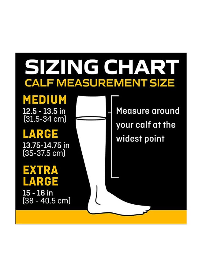 FUTURO - Compression Stockings,Open Toe Knee High,Extra Large Size - Image 1