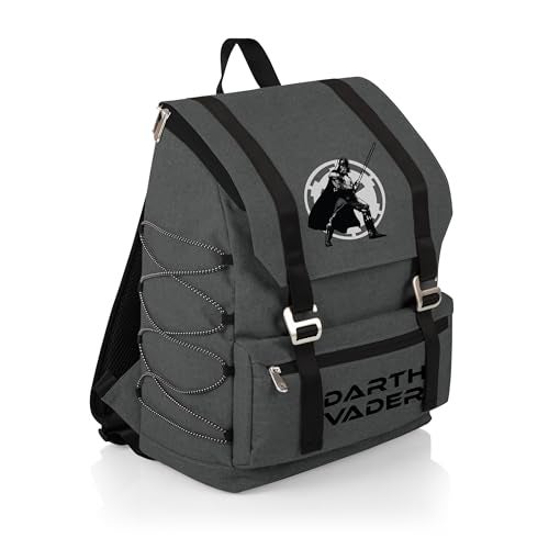 PICNIC TIME Star Wars Darth Vader OTG Traverse Backpack Cooler, (Heathered Gray) - Image 2