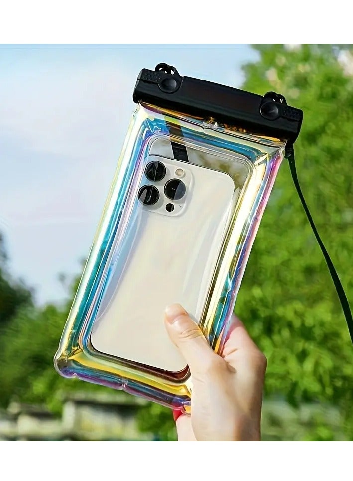 Ultimate Waterproof Phone Pouch - Crystal Clear Views | IPX8 Protection | Built-In Floatation | Adjustable Lanyard | For Phones Up to 7.2 Inches  - Image 1
