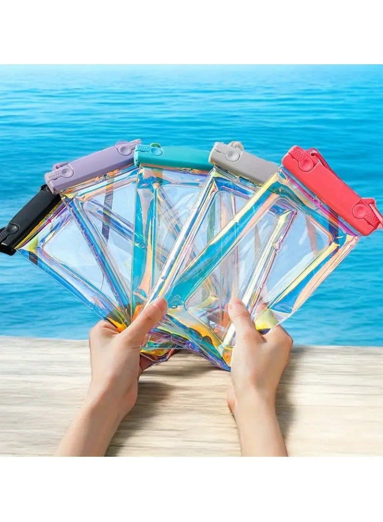 Ultimate Waterproof Phone Pouch - Crystal Clear Views | IPX8 Protection | Built-In Floatation | Adjustable Lanyard | For Phones Up to 7.2 Inches  - Image 4