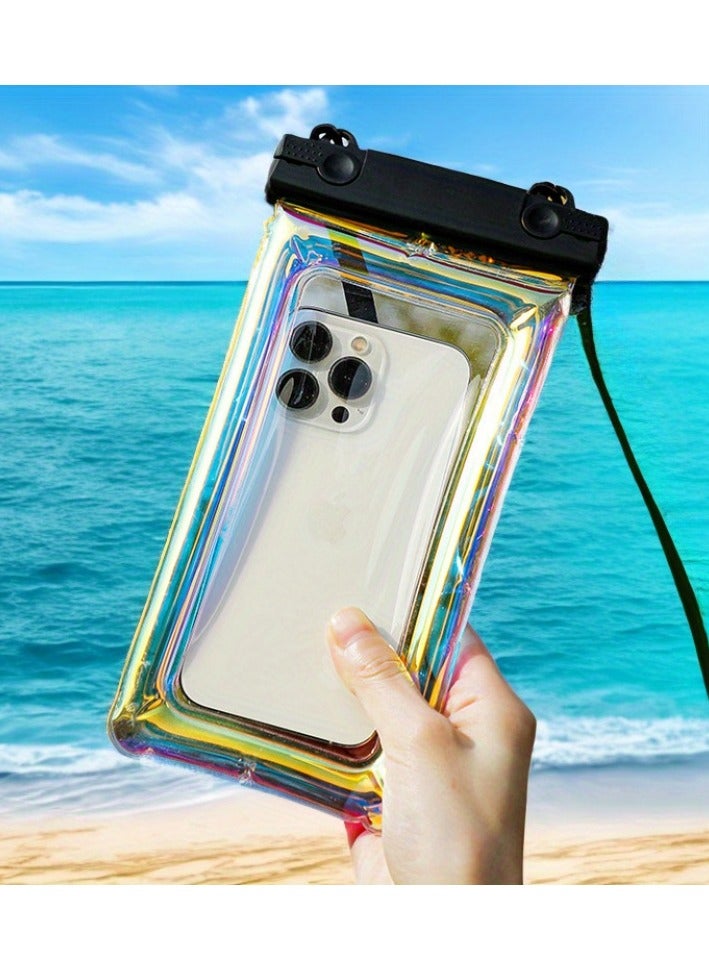 Ultimate Waterproof Phone Pouch - Crystal Clear Views | IPX8 Protection | Built-In Floatation | Adjustable Lanyard | For Phones Up to 7.2 Inches  - Image 3