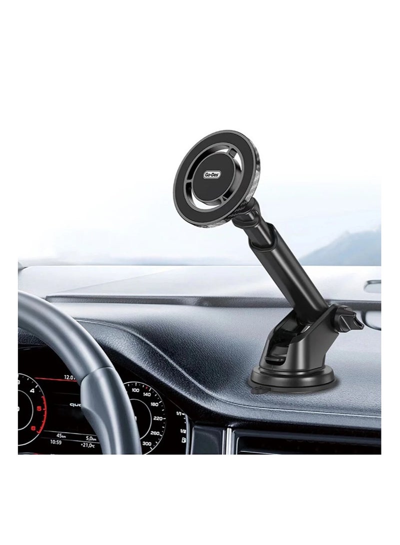 GO-DES Go Des HD938 Telescopic Design 360 Degree Rotatable Magnetic Car Phone Holder - Image 2
