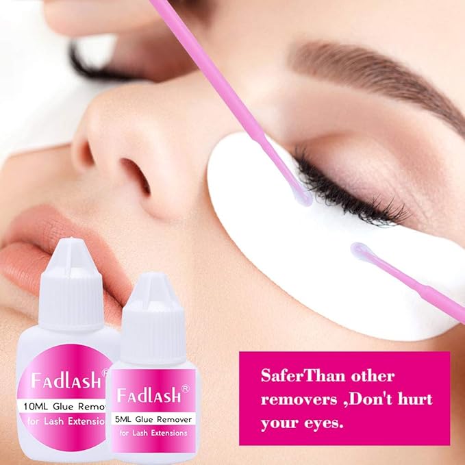 FADLASH Eyelash Extension Remover 10g Lash Extension Remover Dissolves Powerful for Lash Extensions Lash Glue Remover Low Irritation for Sensitive SkinRose - Image 3