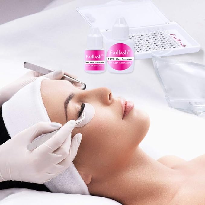 FADLASH Eyelash Extension Remover 10g Lash Extension Remover Dissolves Powerful for Lash Extensions Lash Glue Remover Low Irritation for Sensitive SkinRose - Image 2