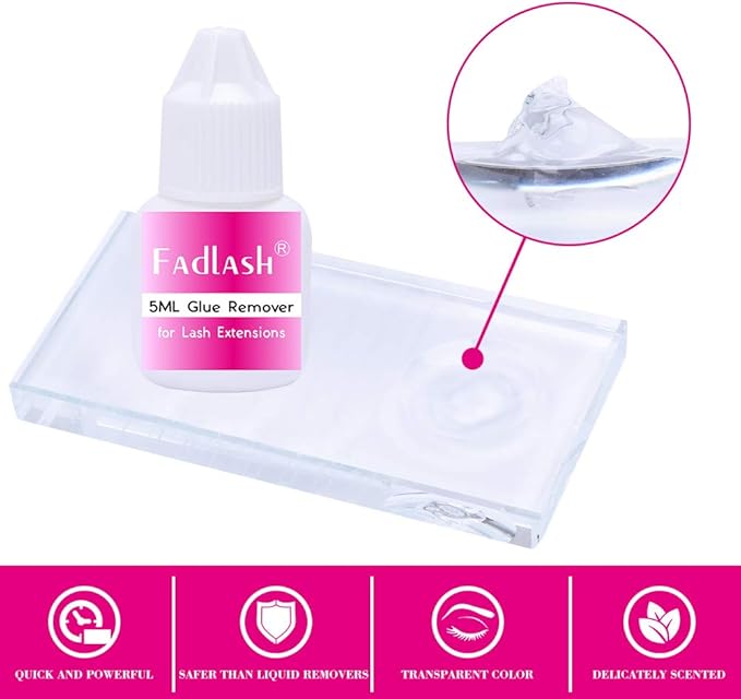 FADLASH Eyelash Extension Remover 10g Lash Extension Remover Dissolves Powerful for Lash Extensions Lash Glue Remover Low Irritation for Sensitive SkinRose - Image 4