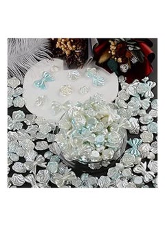 100Pcs Flower Daisy Slime Charms Set Mix Shapes