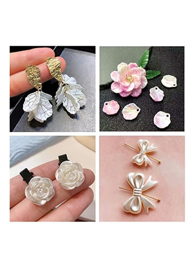 Generic - 100Pcs Flower Daisy Slime Charms Set Mix Shapes - Image 1