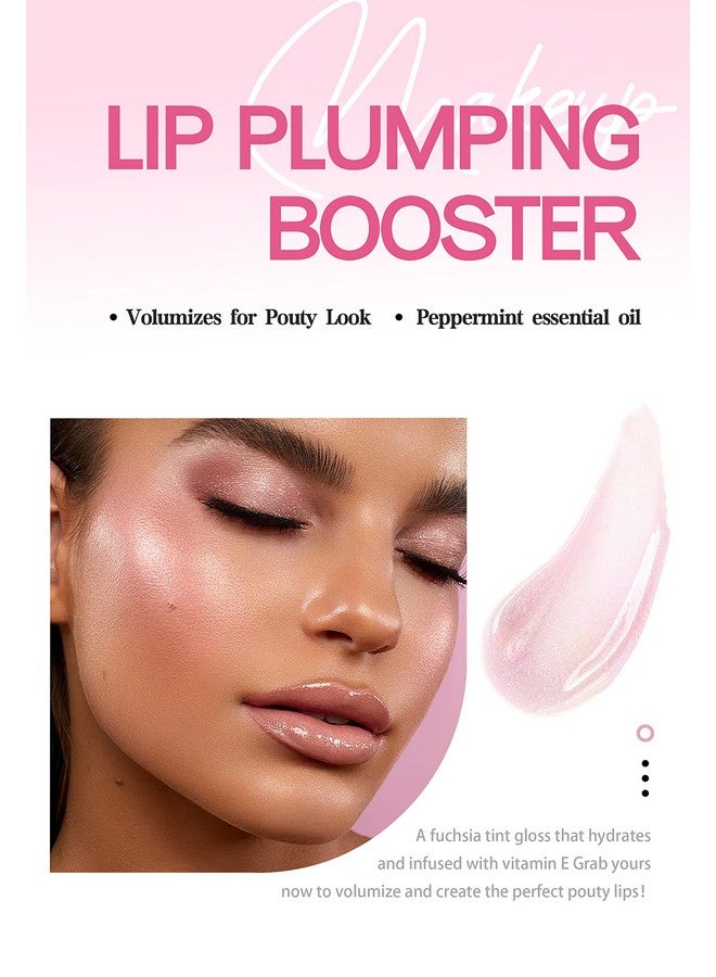 Easilydays Lip Plumping Booster, Spicy Lip Lipstick, Lifter Gloss, Hydrating, Volumizes & High-Shine Lip Plumping Lip Glass Mirror Lip Glaze Lip Makeup, Plump & Pout Lip Plumper for Women Girls (#02) - Image 2