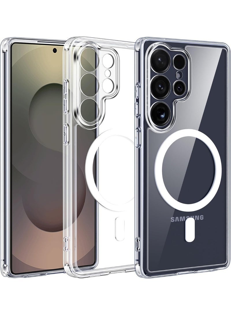 ten.tech Clear Magnetic Case for Samsung Galaxy S25 Ultra, Camera Protection Cover, Wireless Charging Compatible,Acrylic Hard Back Case for samsung s25 ultra (Samsung Galaxy S25 Ultra) - Image 3