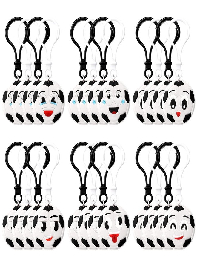 Maxdot 24 Pack Sport Party Favors Ball Keychains Mini Foam Balls with Soccer for Goodie Bags, School Carnival Reward, Stress Relief Fidget Toys Women Men Sport Team Players Party Favor Birthday Gift - Image 1