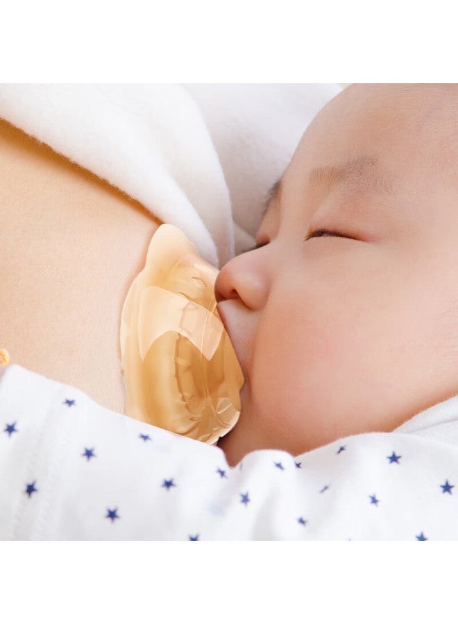 Licheers Breastfeeding Nipple Shield For Newborns, Large Nipple Protection Cover, Breast-Like Nipple Shield, Double-Layer Corrective Feeding Aid - Image 5