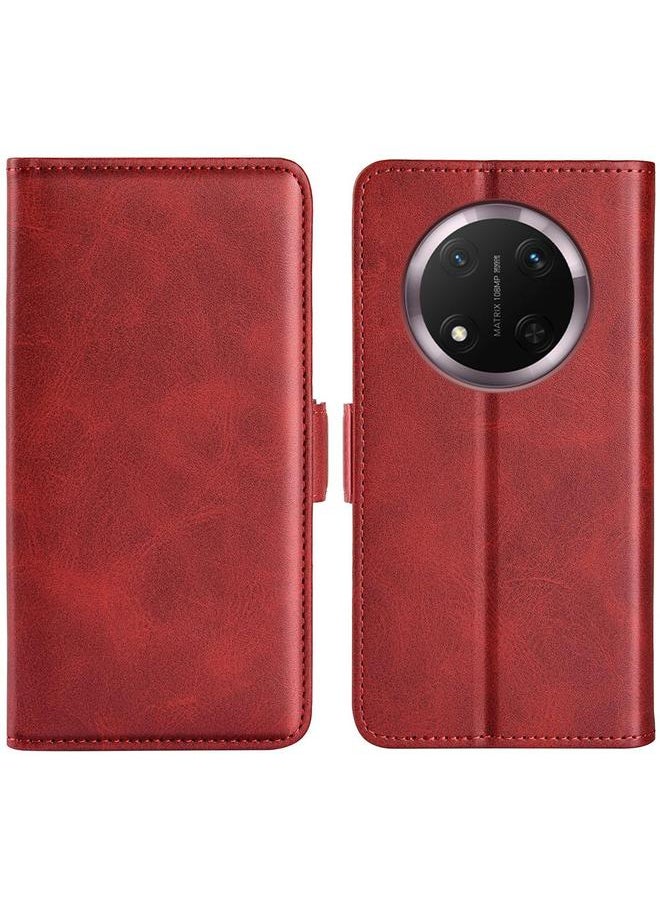 Zaboon Case For Honor X9c Dual-side Magnetic Buckle Horizontal Flip Leather Phone Case  - Image 1