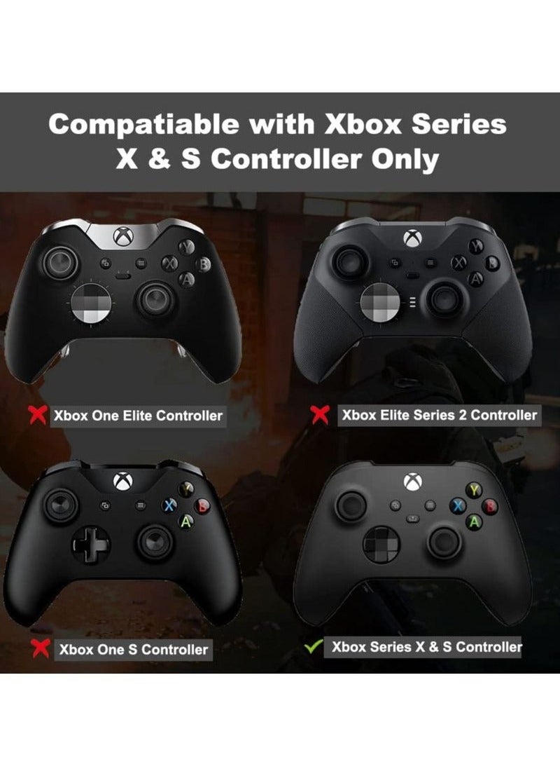 KENSUO RB LB Bumpers Shoulder Trigger Buttons Top Middle Bracket Controller Replacement for Xbox Series X/S (2 Black) - Image 5