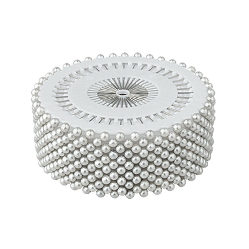 GBSTORE 480pcs White Decorative 3mm Round Manmade Pearl Head Corsage Sewing Pins Straight Dressmaking Pins - Image 4