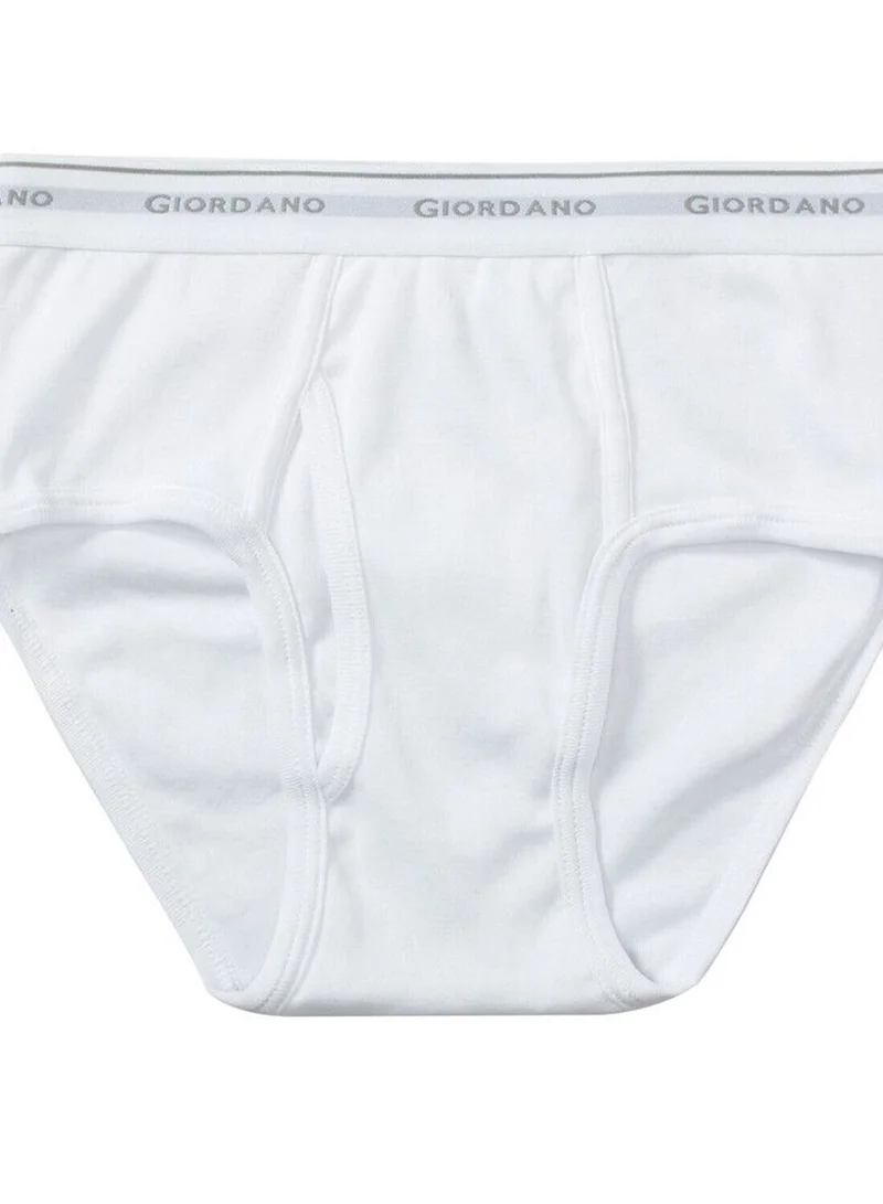 GIORDANO Men's Cotton Classic fit Briefs - 6-Pack