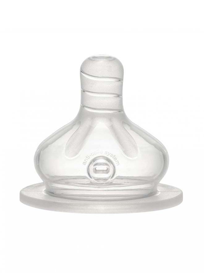 nip Wide-neck PP Baby Bottle with Anti-colic Teat, Baby Feeding bottle with ACTIFLEX system, Made in Germany, BPA-free, Silicone Round Tea (medium), 260 ml, Milk Bottle, from 0M+, Girl Pink  - Image 3