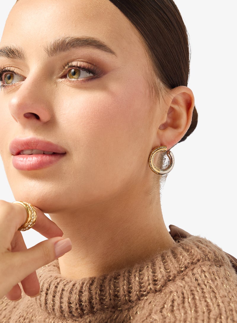 GUESS Majorelle Non-Logo Earrings - Image 4