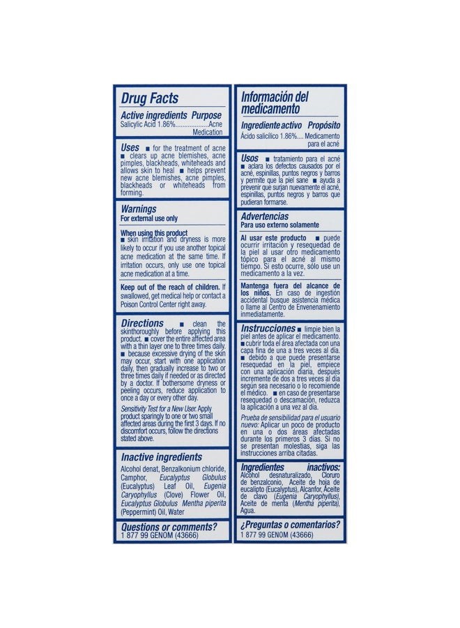 ASEPXIA Acne Astringent Lotion 1.86% Salicylic Acid for Pimples Blackheads Clogged Pores, 4 oz - Image 4