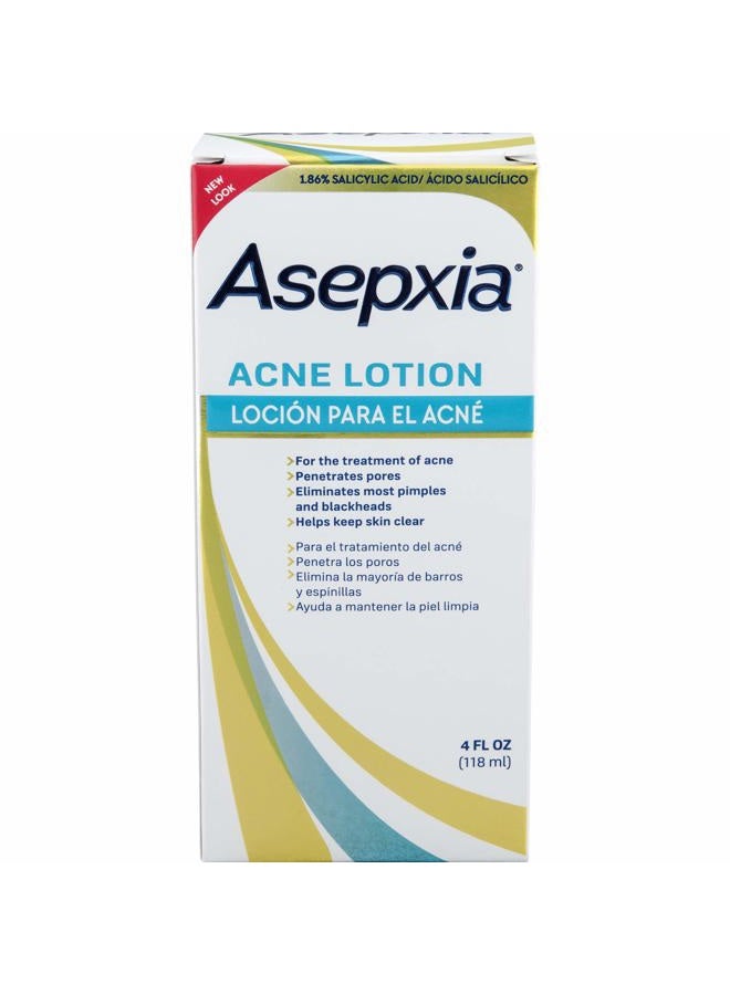 ASEPXIA Acne Astringent Lotion 1.86% Salicylic Acid for Pimples Blackheads Clogged Pores, 4 oz - Image 2