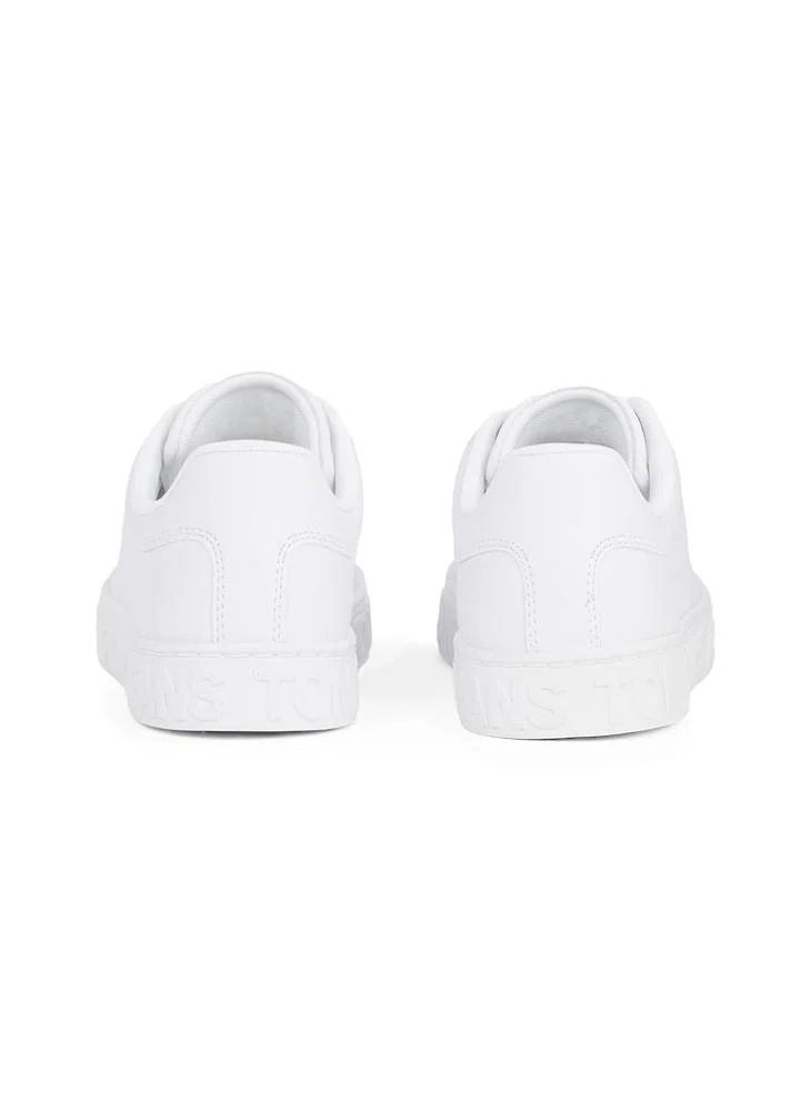 تومي جينز Logo Detail Lace Up Low Top Sneakers