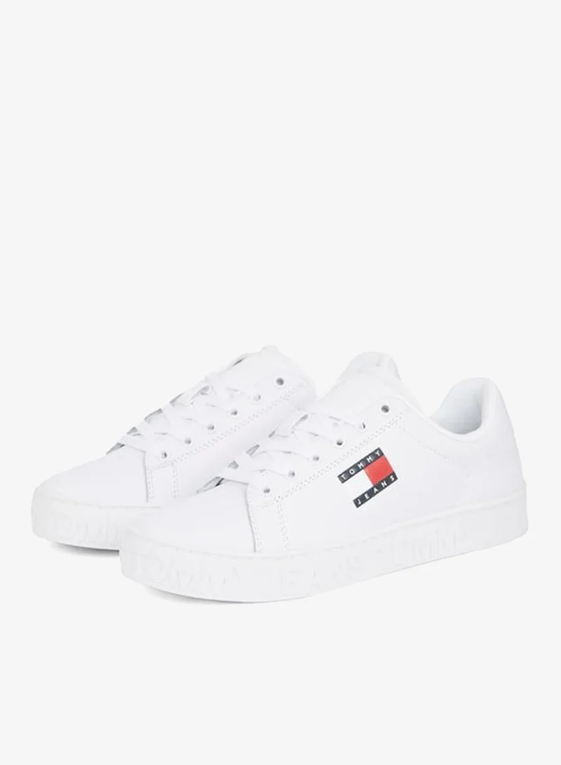 TOMMY JEANS white Logo Outsole Sneaker Essential for Women | Best Price UAE