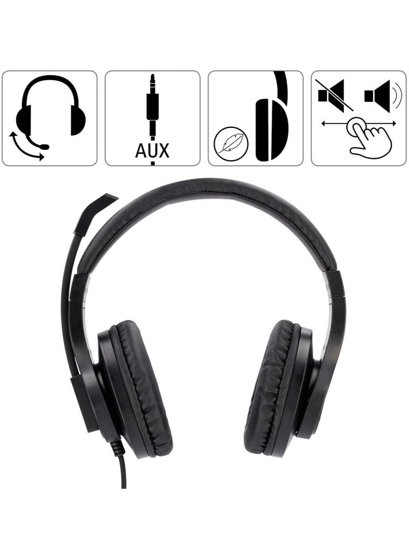 Hama 139925 HS-P300 Stereo PC Office Headset - Image 2
