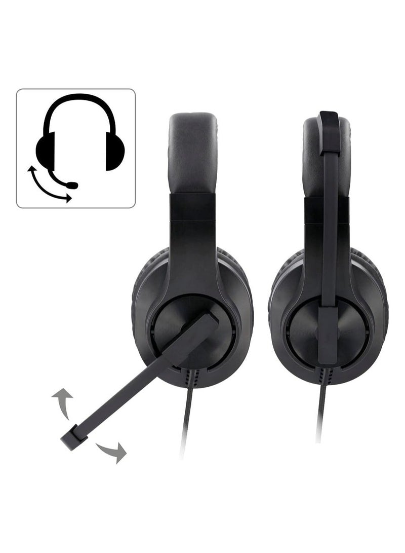 Hama 139925 HS-P300 Stereo PC Office Headset - Image 3