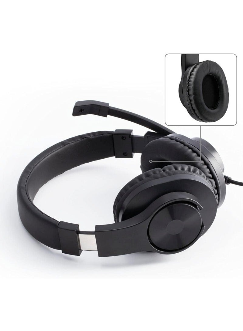 Hama 139925 HS-P300 Stereo PC Office Headset - Image 4