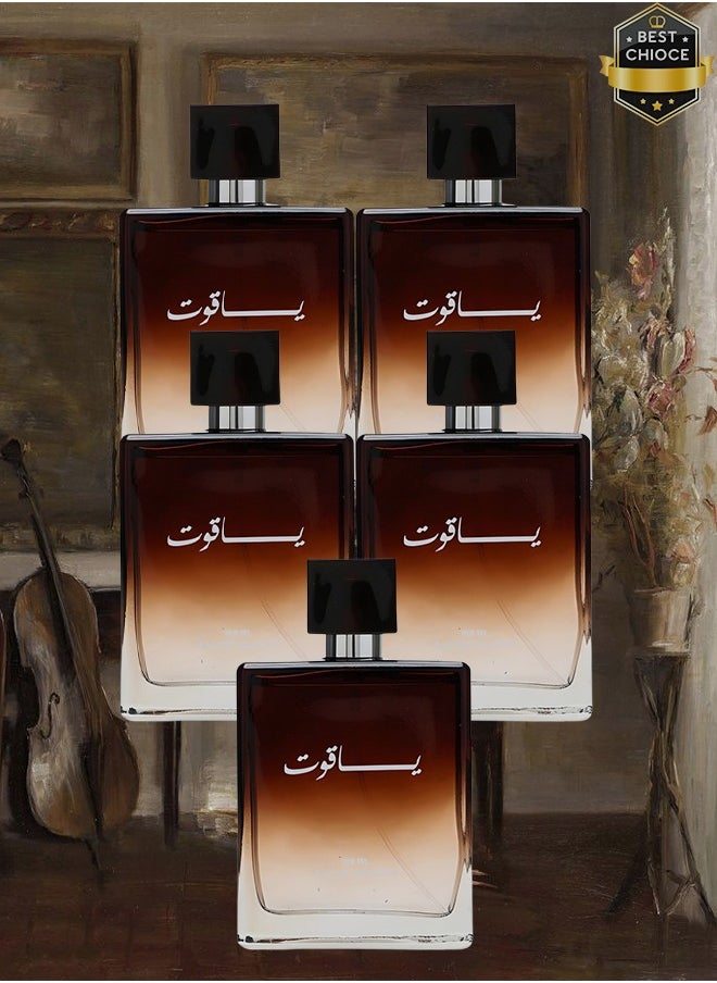 ياقوت 5 قطع عطر ياقوت للجنسين 100 مل  - Image 1