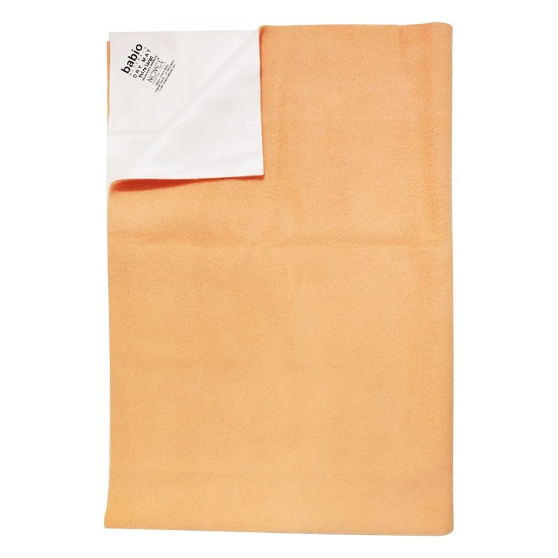 NOVEL Microfiber Baby Bed Protecting Mat (Orange, Extra Large) - Image 5