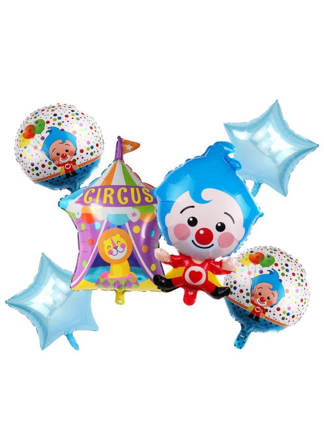 Atpata Funky Circus/Carnival Theme Party Foil Balloons for Birthday/Baby Shower/Theme Party Decoration (Circus Clown Set)